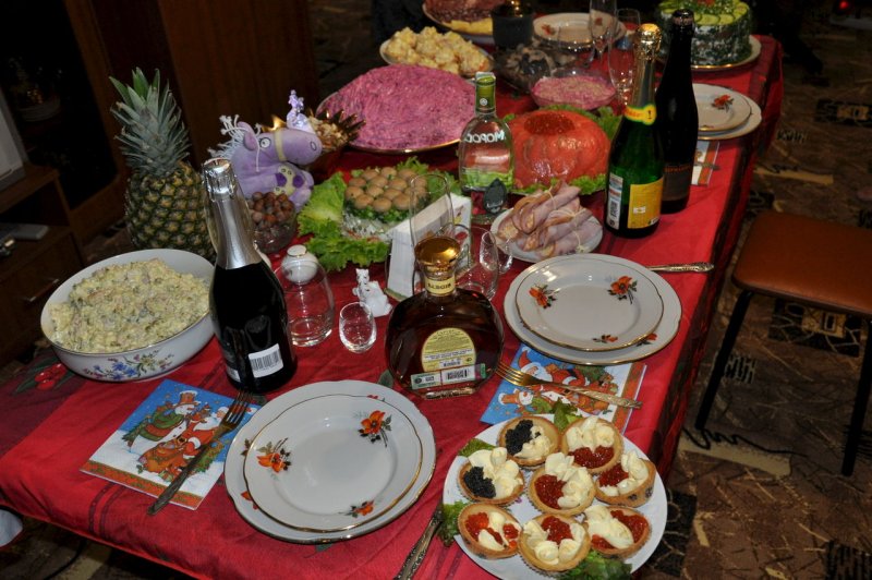 Новогодний стол